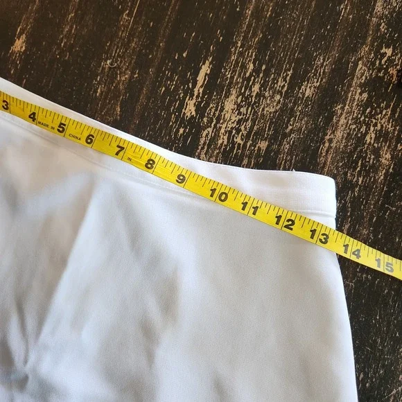 Vtg VARSITY School Cheerleader Uniform Top Skirt Cheer Costume XLY 9-13 Yellow - Picture 7 of 13